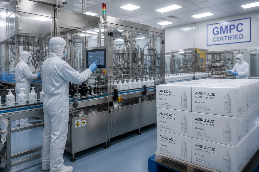 Amino Acid Facial Cleanser OEM facility