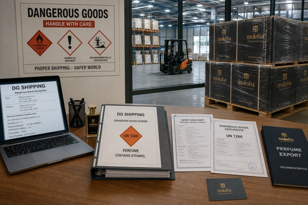 Skincare Export Documentation for Perfumes