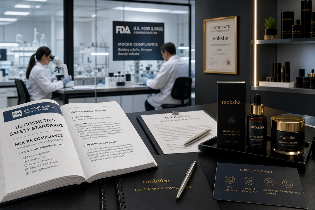 USA FDA & MoCRA Compliance for Skincare
